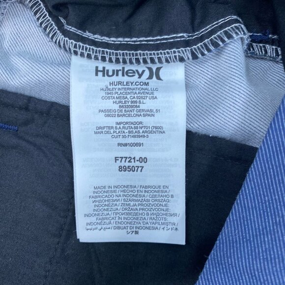 Hurley Blue Athletic Shorts | Size 31, High-Rise Comfort - Picture 5 of 5